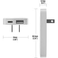2-Pack: Type C Flat Slim Power Adapter by DailySale