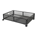 2-Pack: Under Bed Storage Container Foldable Rolling Storage Bin by DailySale