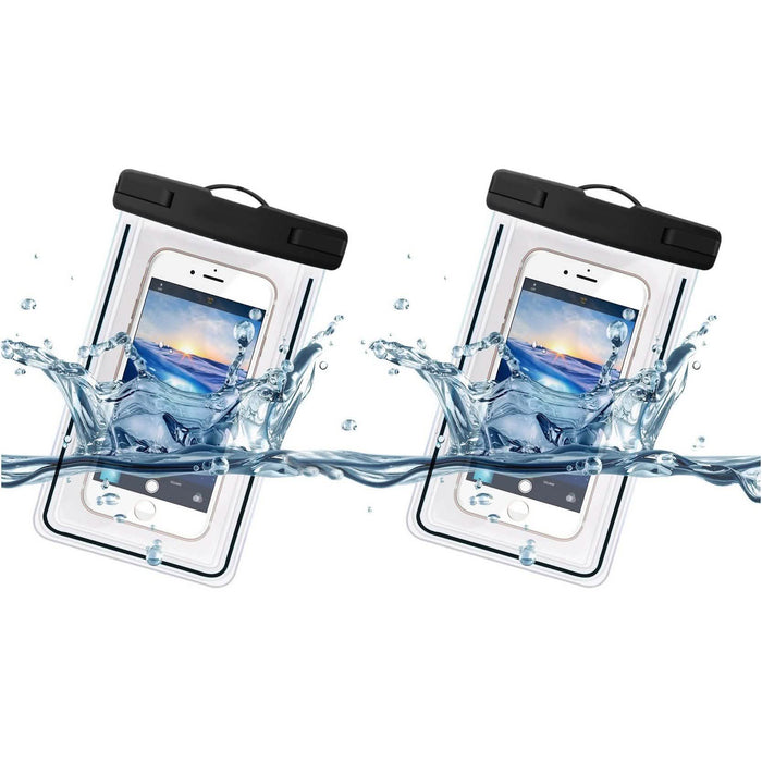2-Pack: Universal Cell Phone Waterproof Dry Bag Case by DailySale