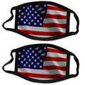 2-Pack: USA American Flag Reusable Washable Mask by DailySale