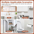 2-Pack: Wall Mounted Paper Towel Holder Under Cabinet by DailySale