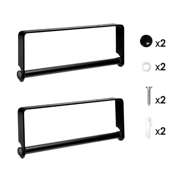 2-Pack: Wall Mounted Paper Towel Holder Under Cabinet by DailySale