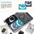 2-Pack: Wash Me Travel Laundry Bag, Machine Washable Dirty Clothes Organizer by DailySale