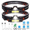 2-Pack: Waterproof Rechargeable Headlamp by DailySale
