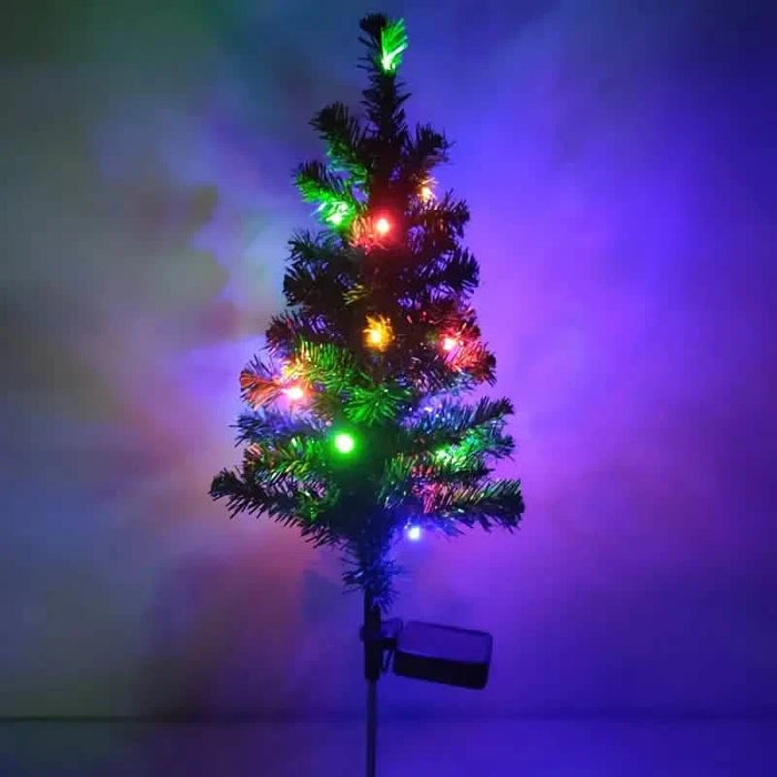 2-Pack: Waterproof Solar Christmas Tree LED Light by DailySale