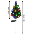 2-Pack: Waterproof Solar Christmas Tree LED Light by DailySale
