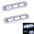 2-Pack: White LED Stick On-Under the Cabinet Lights by DailySale
