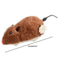 2-Pack: Wind Up Interactive Plush Mouse Toy by DailySale