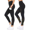 2-Pack: Women's Active High Waist 7/8 Leggings With Motto Mesh And Pockets by DailySale