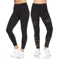2-Pack: Women's Active High Waist 7/8 Leggings With Motto Mesh And Pockets by DailySale