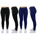2-Pack: Women's French Terry Fashion Jogger Lounge Pants by DailySale