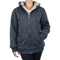 2-Pack: Women's Heavyweight Loose Fitting Sherpa Fleece-Lined Hoodie Sweater by DailySale