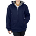 2-Pack: Women's Heavyweight Loose Fitting Sherpa Fleece-Lined Hoodie Sweater by DailySale
