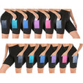 2-Pack: Women's High Waisted Biker Shorts With Pockets by DailySale