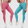 2-Pack: Women's Space Dye Seamless Ankle Length Lightweight Leggings by DailySale