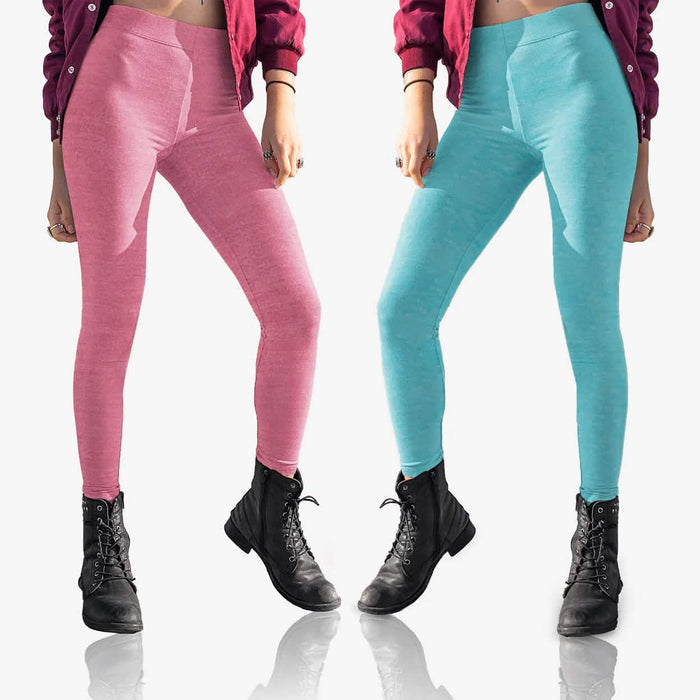 2-Pack: Women's Space Dye Seamless Leggings by DailySale