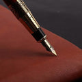 2-Pack: Wood Grain Classical Fountain Pen Ballpoint Pen by DailySale