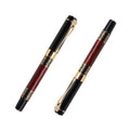 2-Pack: Wood Grain Classical Fountain Pen Ballpoint Pen by DailySale