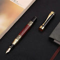 2-Pack: Wood Grain Classical Fountain Pen Ballpoint Pen by DailySale