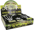 2-Pair: Funny Bones Glow In The Dark Gloves by DailySale