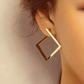 2-Pairs: Minimalist Geometric Drop Earrings by DailySale