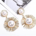 2-Pairs: Women's Imitation Pearl Alloy Earrings by DailySale
