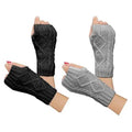 2-Pairs: Women's Winter Warm Knit Fingerless Gloves by DailySale