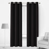2-Panels: Deconovo Room Darkening Thermal Insulated Blackout Grommet Window Curtains
