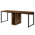 2-Person Metal Desk with Open Shelves by DailySale