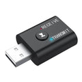 2-Piece: 2-in-1 USB Wireless Bluetooth Adapter 5.0 Transmitter by DailySale
