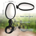 2-Piece: 360° Adjustable Rotatable Handlebar Mirror - Wide Angle Bicycle Mirror by DailySale