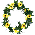 2-Piece: 7.2ft Artificial Silk Sunflower Vines by DailySale