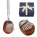 2-Piece: Acrylic Kalimba Mahogany Finger Thumb Piano by DailySale
