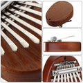 2-Piece: Acrylic Kalimba Mahogany Finger Thumb Piano by DailySale