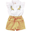 2-Piece: Baby Girls Outfits Clothes T-Shirt Vest Tops + Shorts Pants by DailySale