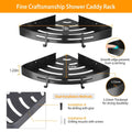 2-Piece: Corner Shower Caddy Shelf by DailySale