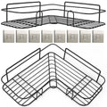 2-Piece: Corner Shower Caddy Shelves by DailySale