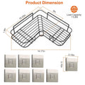 2-Piece: Corner Shower Caddy Shelves by DailySale