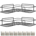 2-Piece: Corner Shower Caddy Shelves by DailySale