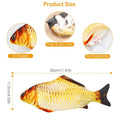 2-Piece: Electric Moving Fish Cat Toy by DailySale