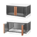 2-Piece: Foldable Stackable Storage Bins with Lid by DailySale