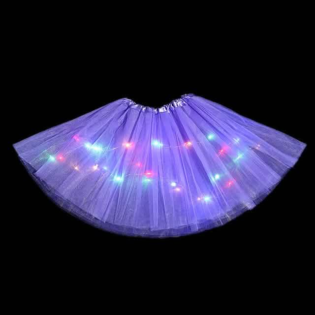 2-Piece: Girl's Skirt with LED Lights by DailySale