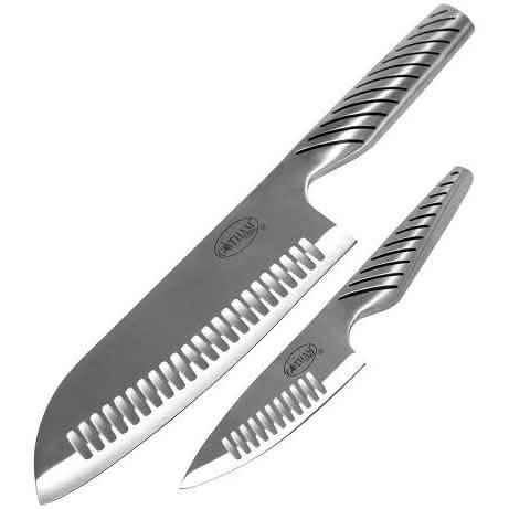 2-Piece: Gotham Steel Pro Cut – The Japanese Style Stainless Steel Super Sharp Knife Set by DailySale