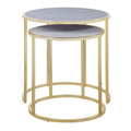 2-Piece: Iconic Home Tuscany Nesting Table by DailySale