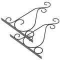 2-Piece: Iron Plant Hanging Bracket Plant Hanger Wall Hooks by DailySale