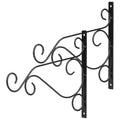 2-Piece: Iron Plant Hanging Bracket Plant Hanger Wall Hooks by DailySale