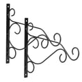 2-Piece: Iron Plant Hanging Bracket Plant Hanger Wall Hooks by DailySale
