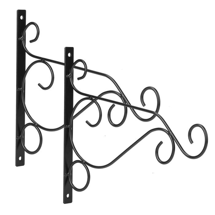 2-Piece: Iron Plant Hanging Bracket Plant Hanger Wall Hooks by DailySale