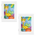 2-Piece: Kids Art Frame Front Opening Wooden Picture Frame by DailySale