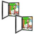 2-Piece: Kids Art Frame Front Opening Wooden Picture Frame by DailySale